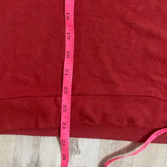 NWT Michael Lauren James Sweatshirt in Burgundy . - size M - Picture 10 of 13